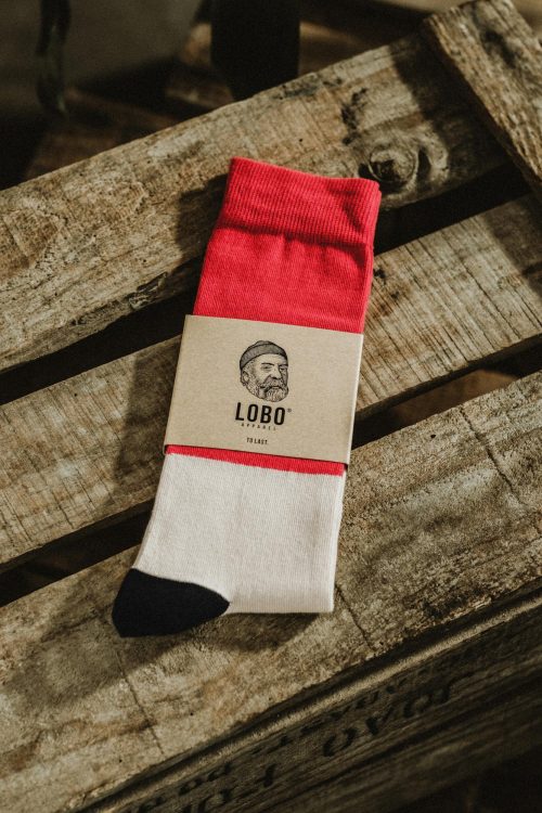 Lobo Classic Red Socks