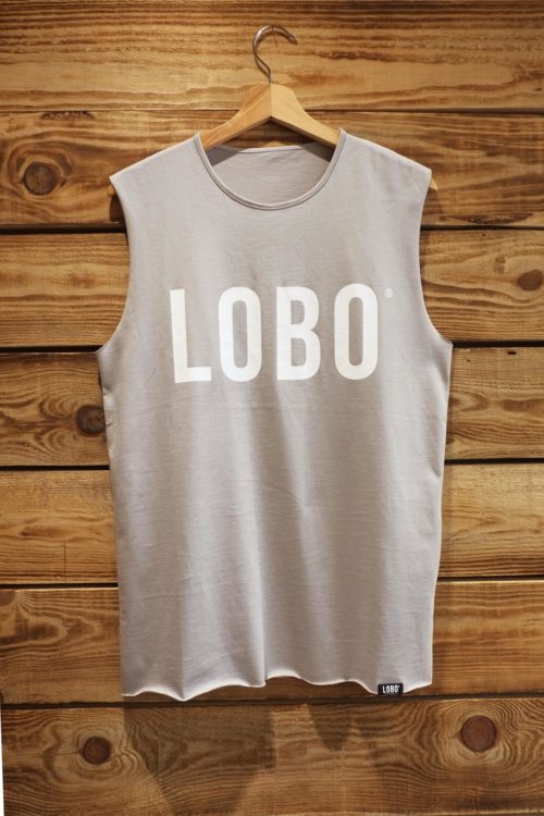 Lobo grey tank t-shirt