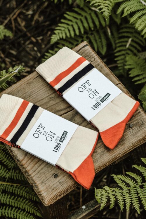 Lobo x Naked Malt Collab Socks